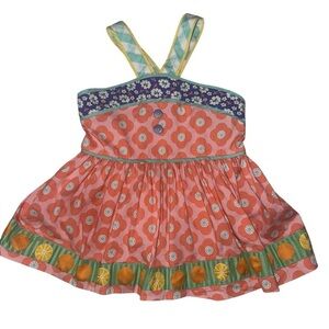 MATILDA JANE Meringue Pontoon Top Orange Happy and Free, Size 6​